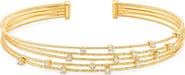 MESHMERISE Cubic Zirconia Bangle Bracelet