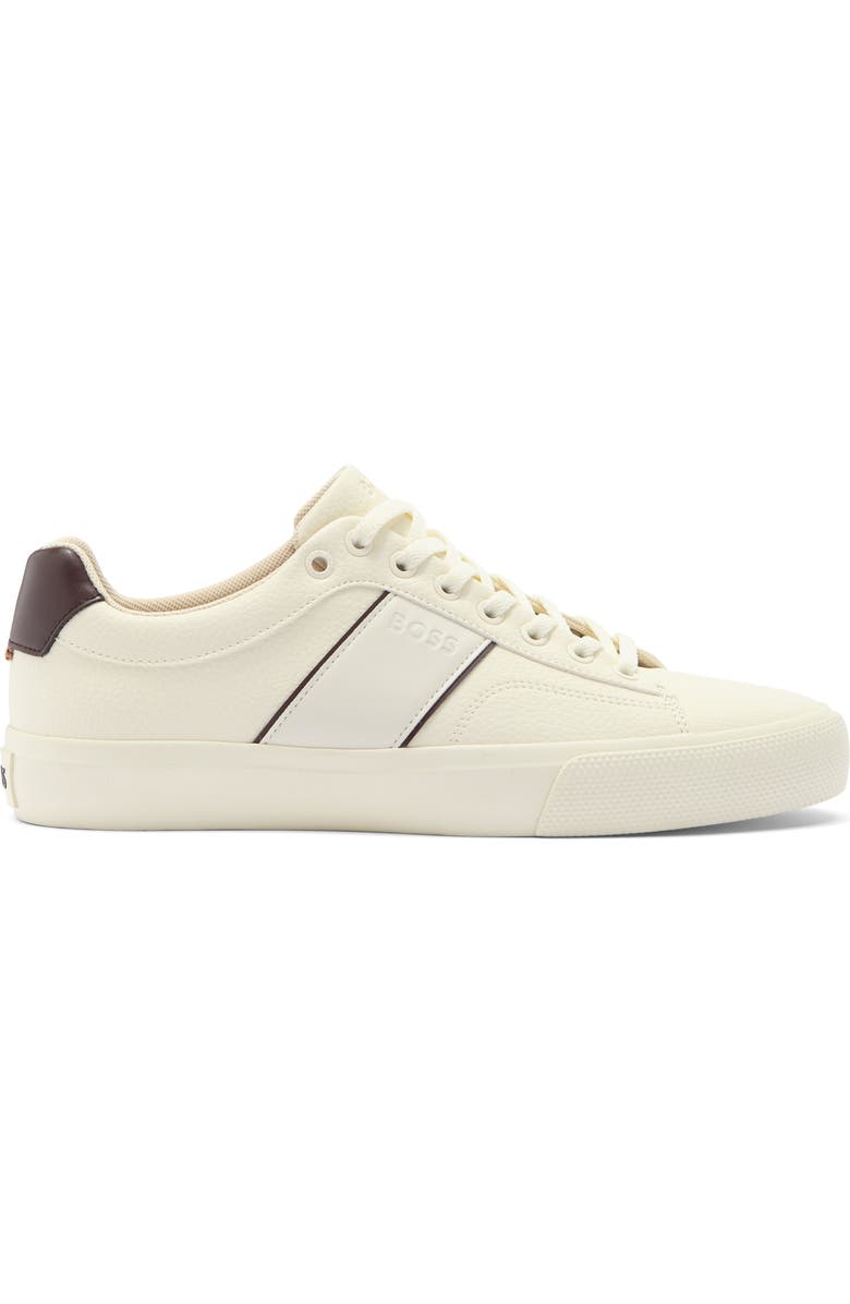 BOSS Aiden Tennis Sneaker, Alternate, color, Natural