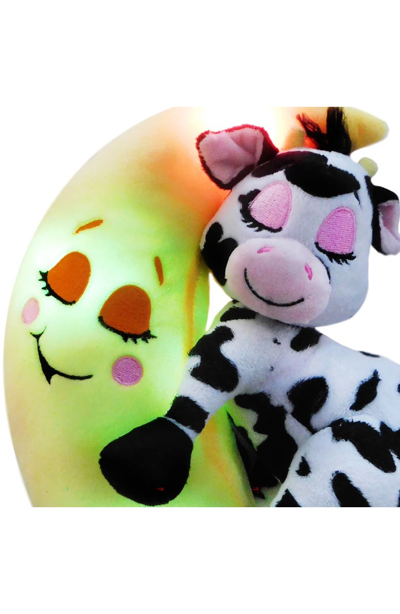 Happpy Nappers Lullabrites Lullabrites Moon Pet Cow Plush, Alternate, color, Multicolored