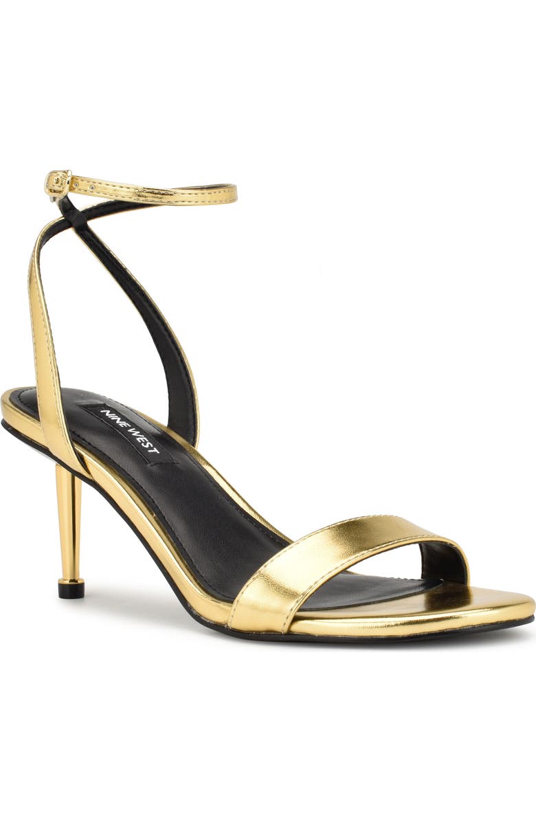 Nine West Anny Sandal, Main, color, Gold