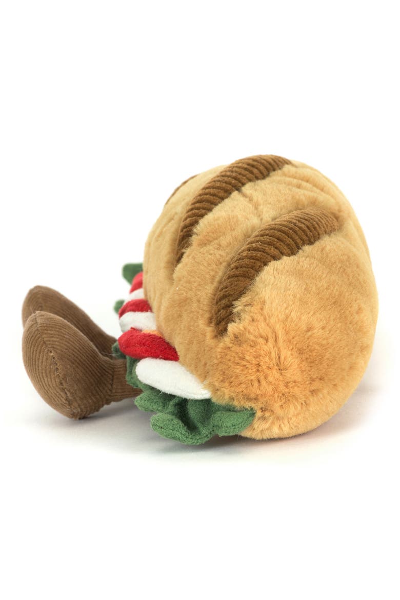 Amuseables Caprese Baguette Plushie, Alternate, color, LIGHT BROWN MULTI