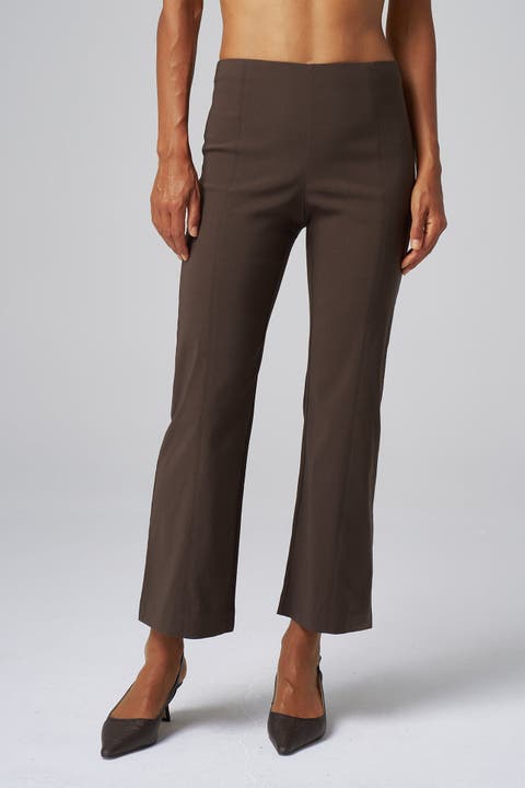 High-Rise Pull-On Stretch Kick Flare Pant