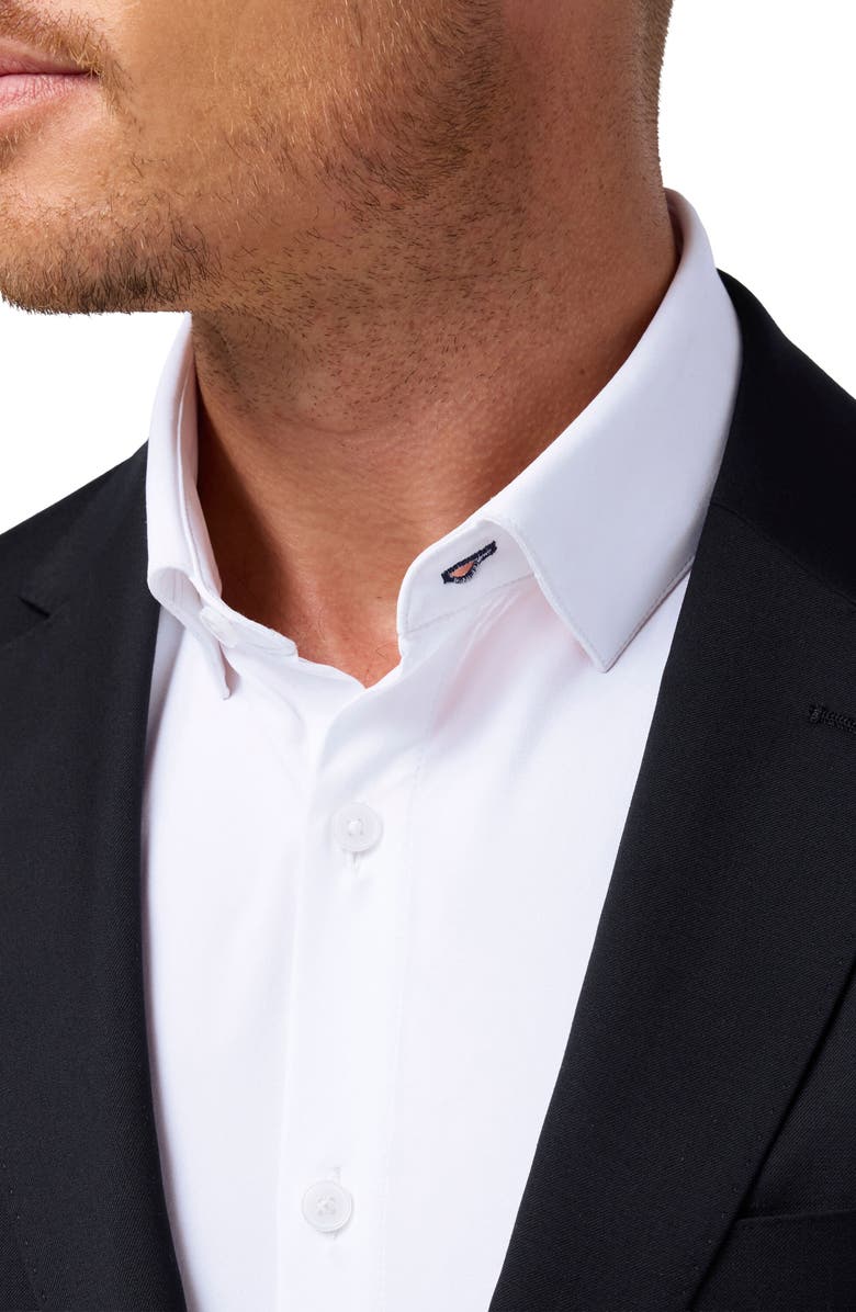 Mizzen+Main Lavelle Summerweight Black Wool Blazer, Alternate, color,