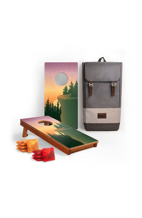 1ft x 2ft Mahogany Pathfinder Cornhole Board Set