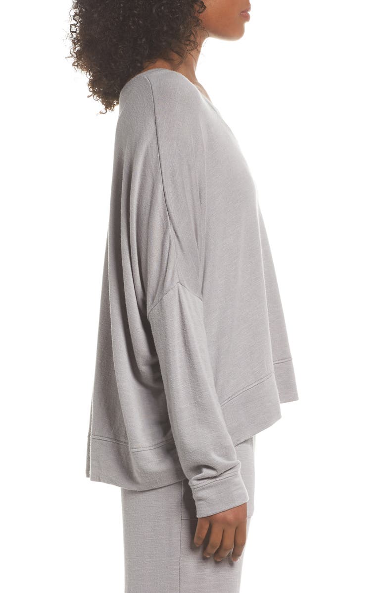 Honeydew Intimates French Terry Sweatshirt, Alternate, color, 