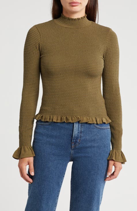 Yael Open Back Turtleneck Top