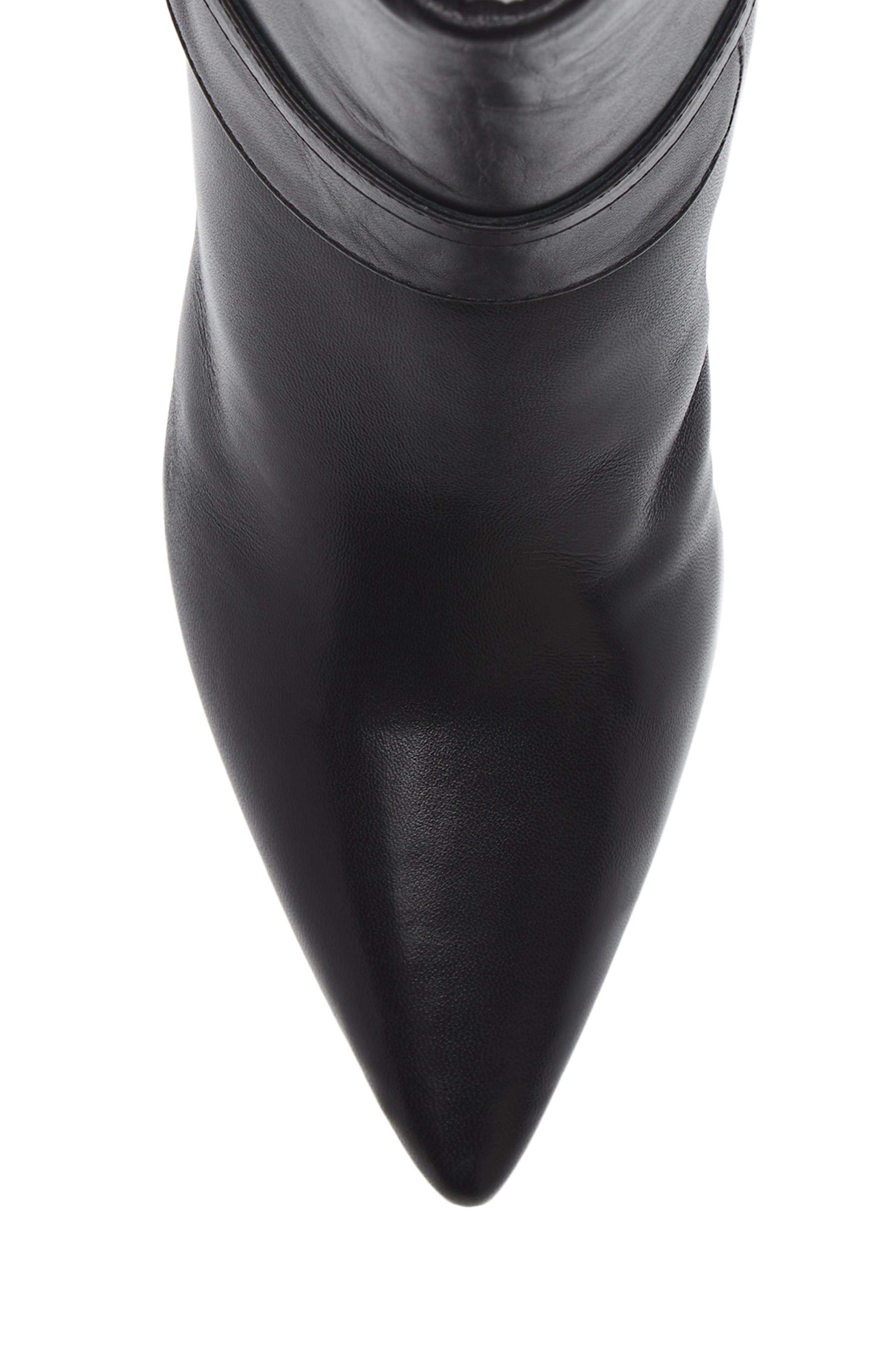 KOKO + PALENKI Viggo Buckle Strap Bootie, Alternate, color, Black Leather