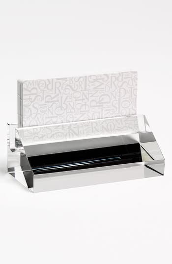 Orrefors 'wall Street' Business Card Holder In Metallic