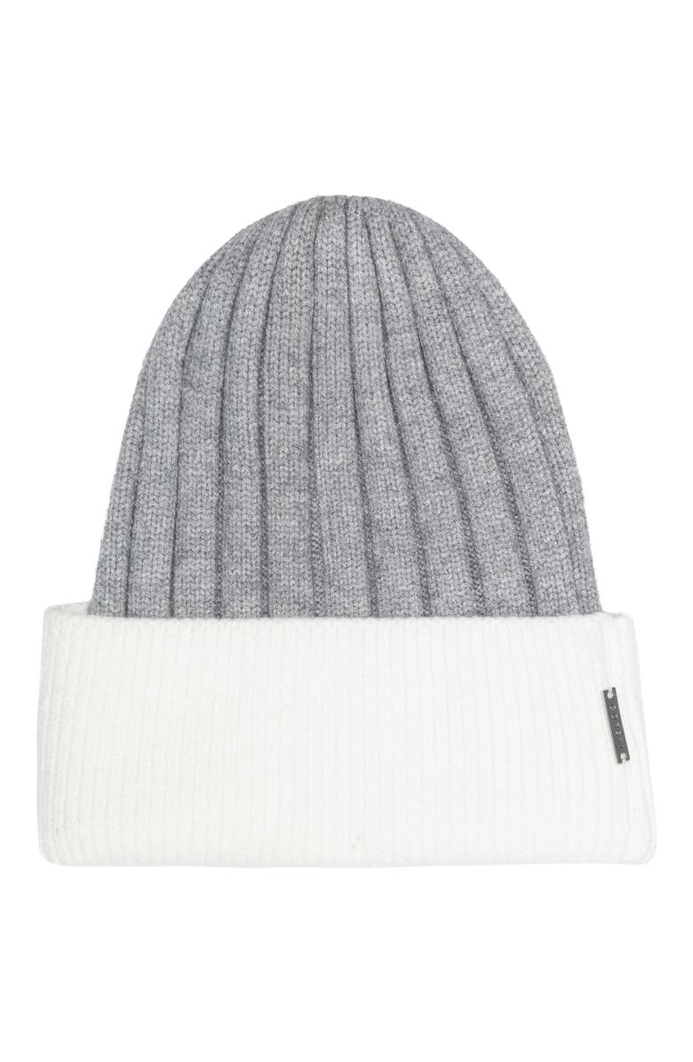 GORSKI Knit Hat, Main, color, White/Gray