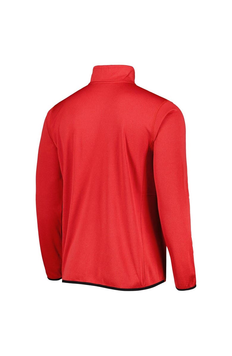 Columbia Men's Columbia Scarlet Nebraska Huskers Park View Omni-Wick Half-Zip Top, Alternate, color, Scarlet