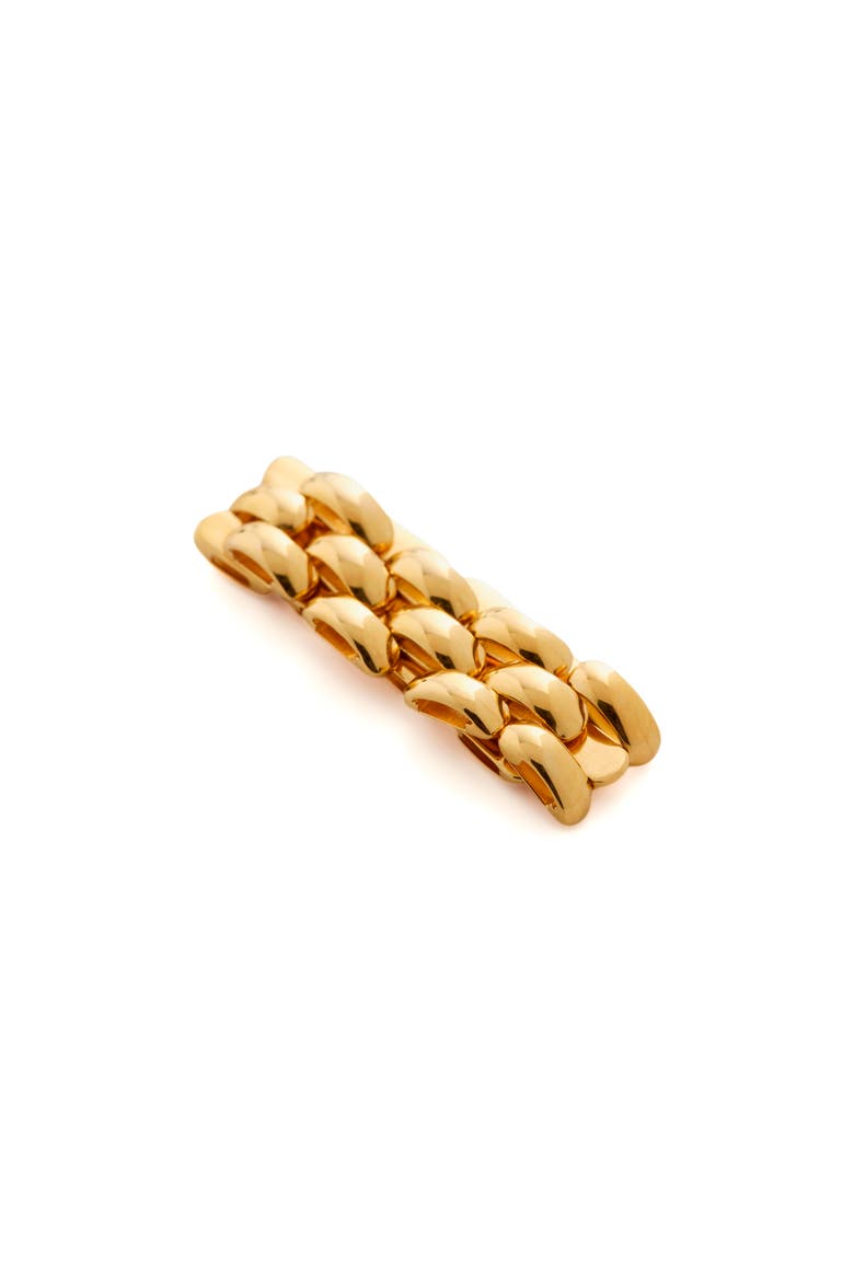Heirloom Woven Chain Ring, Alternate, color, 18CT GOLD ON STERLING SILVER