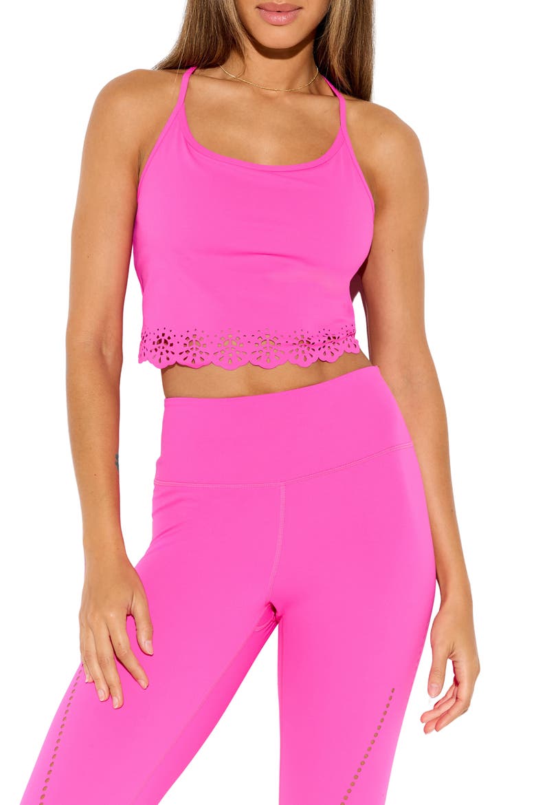 Petal Crop Tank, Main, color, HYPE