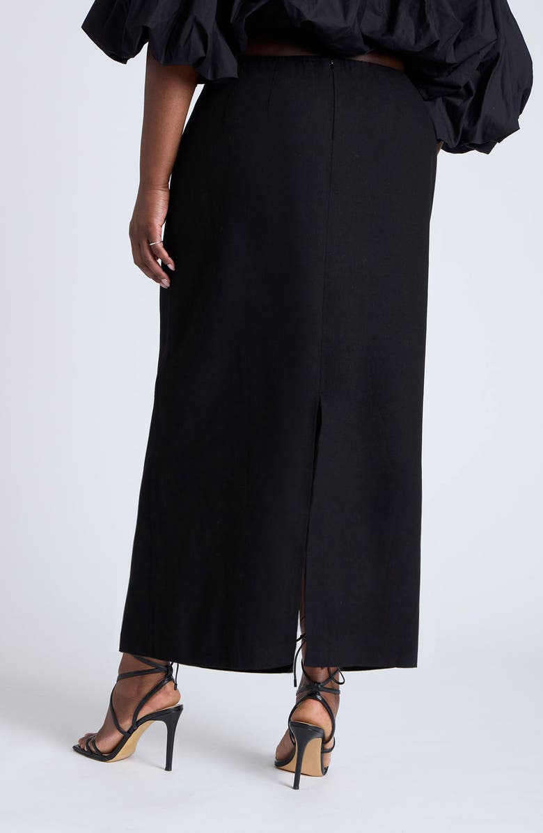 ELOQUII Column Maxi Skirt, Alternate, color, 