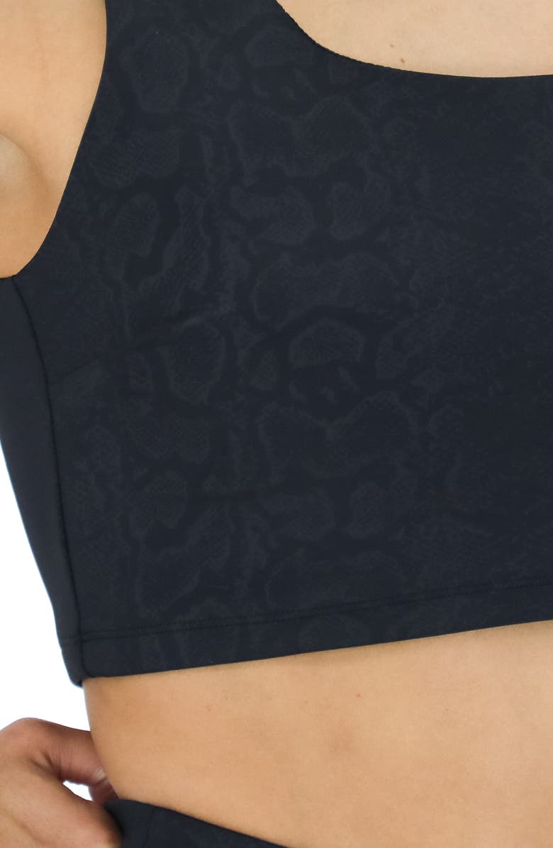 Nanette Lepore Play Square Neck Crop Top, Alternate, color, 