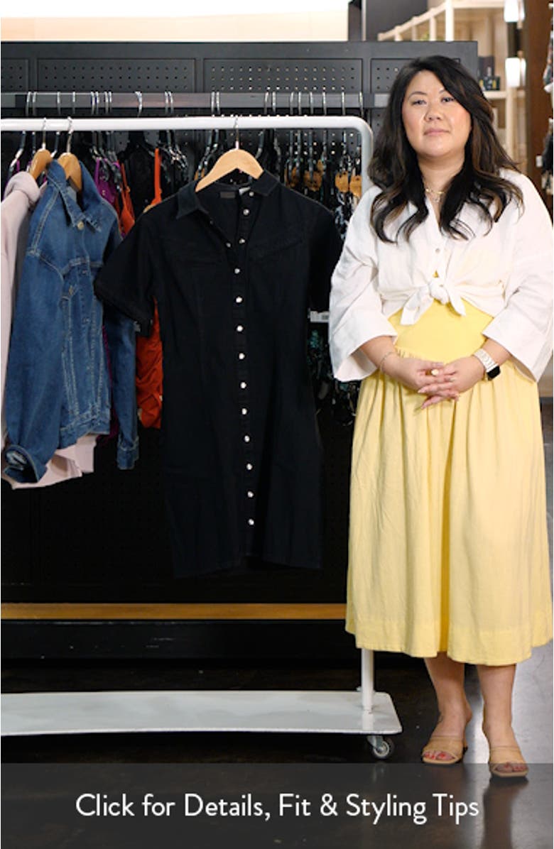 Rinoa Short Sleeve Denim Shirtdress, sales video thumbnail