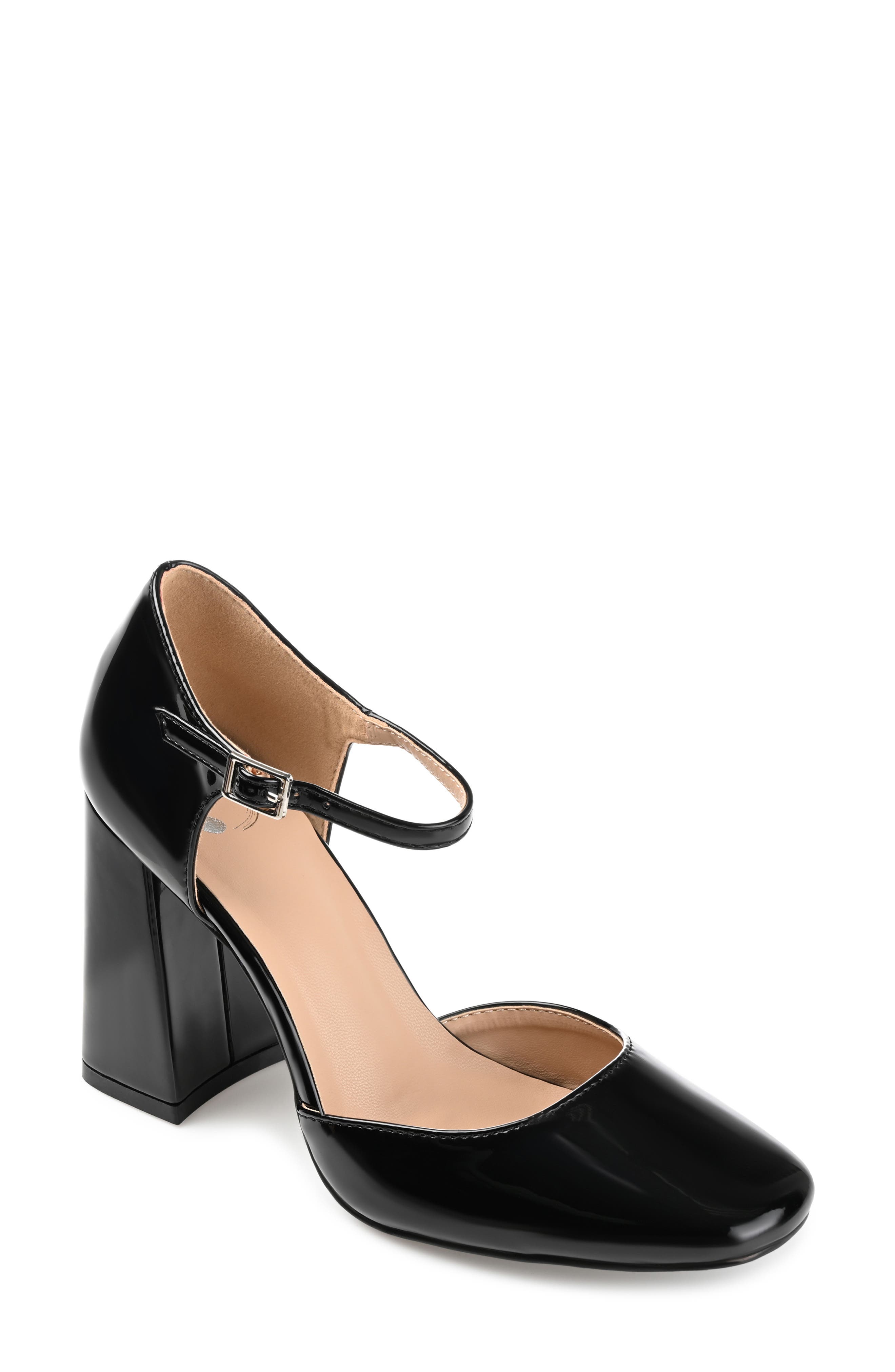 Journee Collection Hesster Mary Jane Pump, Main, color, Black