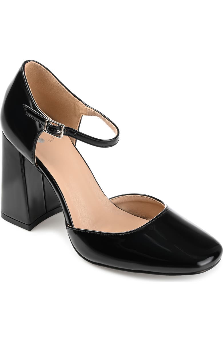 Journee Collection Hesster Mary Jane Pump, Main, color, Black
