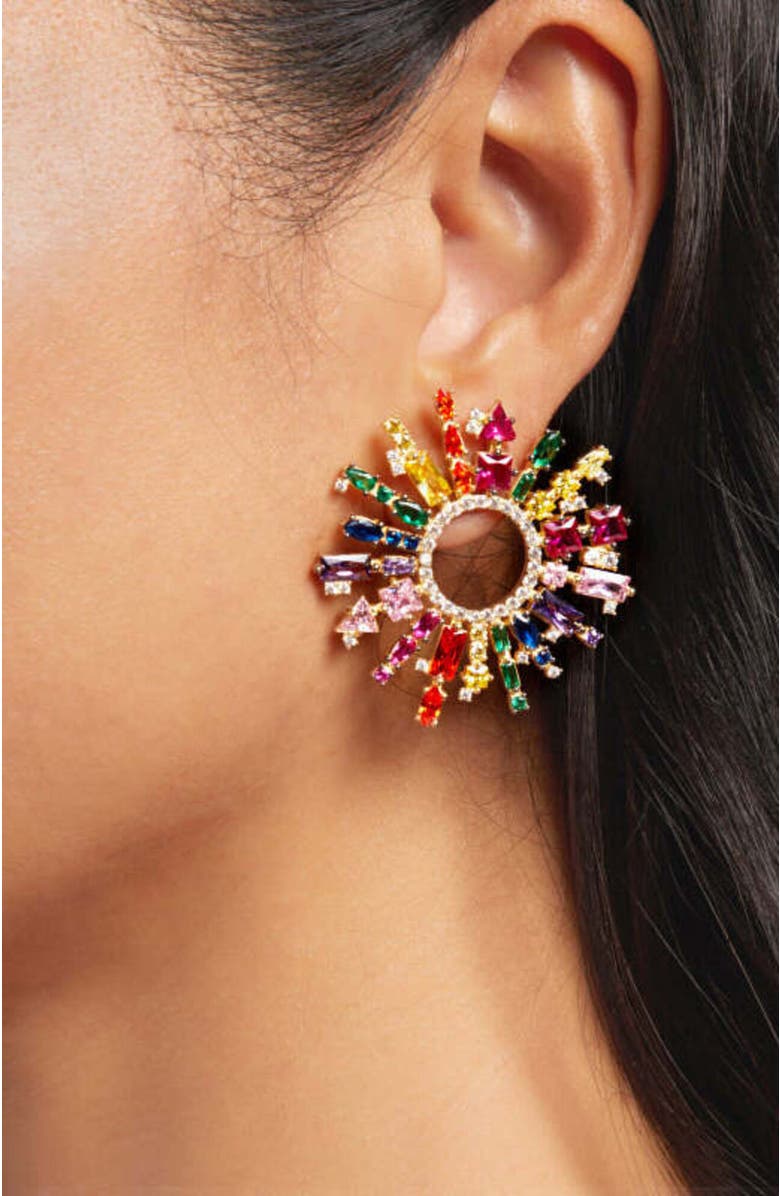 NICKHO REY Margaret Earring, Alternate, color, Rainbow/Gold