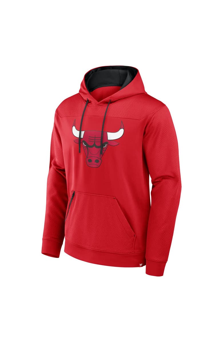 FANATICS Men's Fanatics  Red Chicago Bulls Reserve Defender Pullover Hoodie, Alternate, color, 