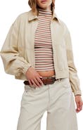 Free People Birdie Cotton Bomber Jacket
