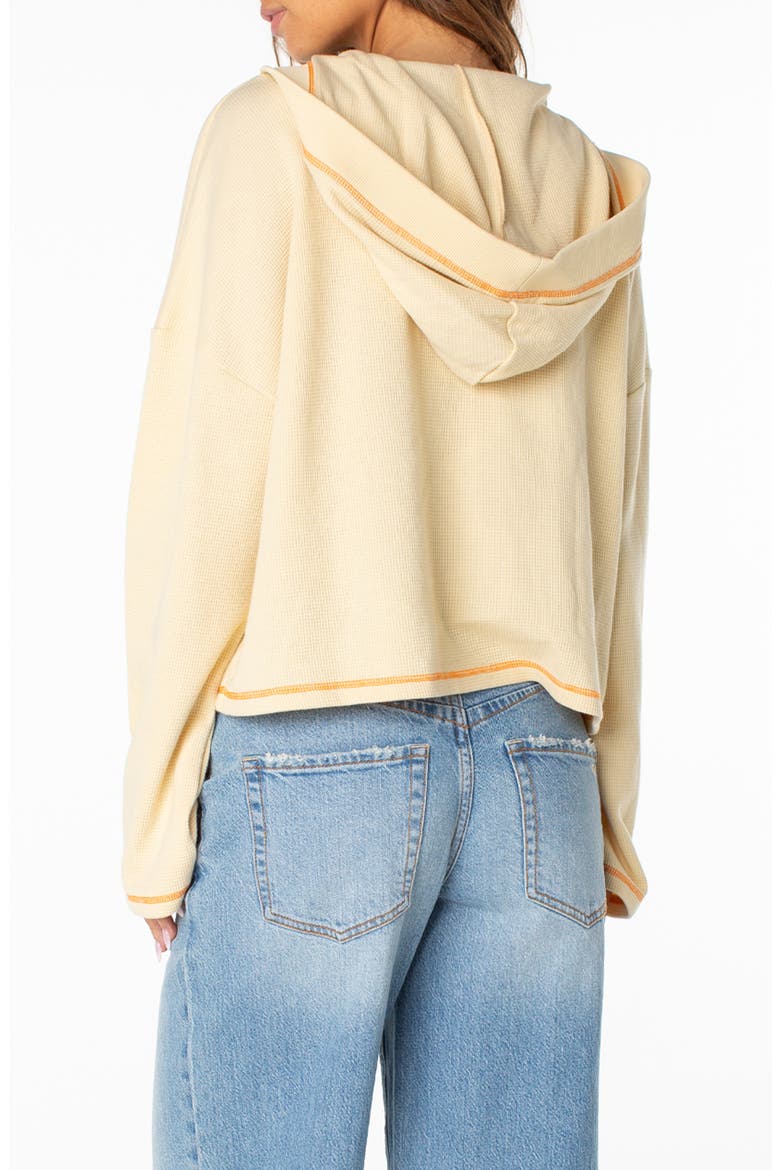 Seaside Thermal Hoodie, Alternate, color, PARCHMENT