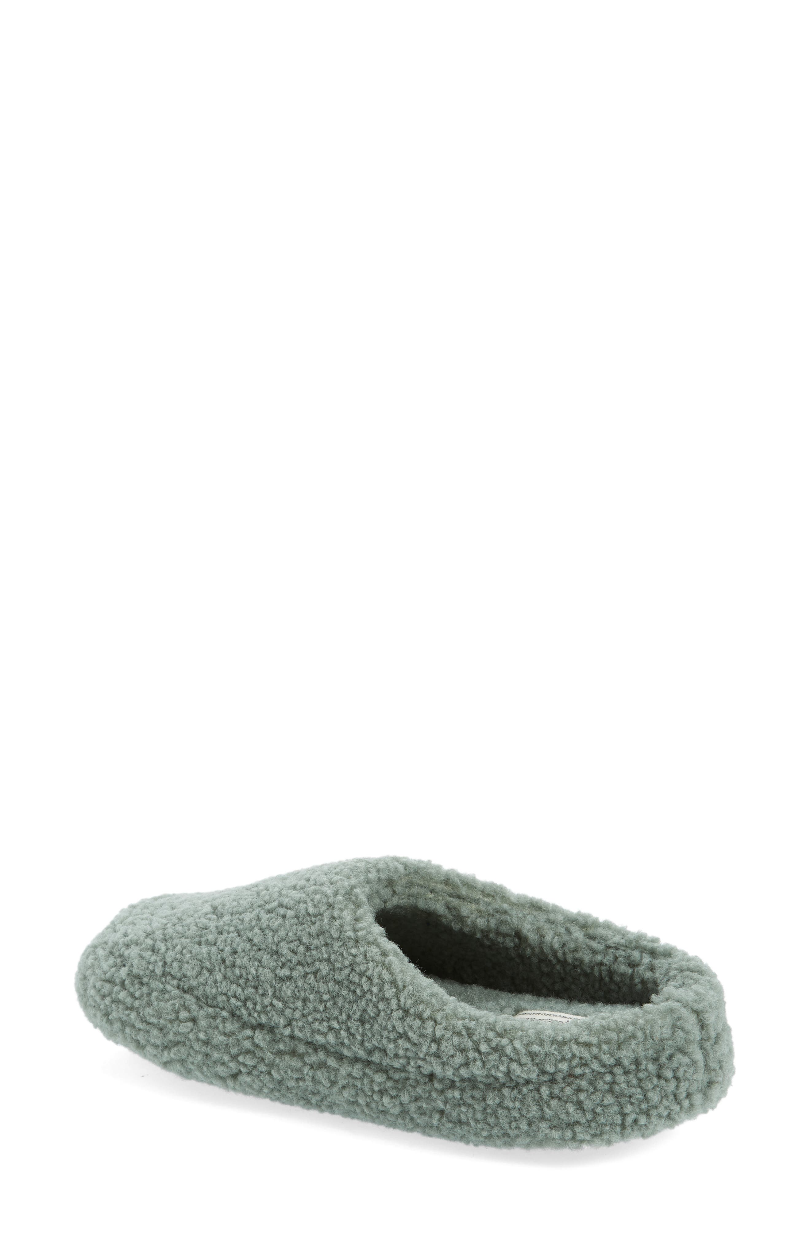Madewell Faux Shearling Scuff Slippers, Alternate, color, 