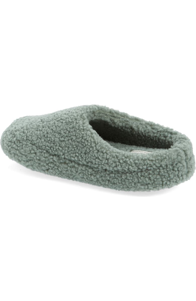 Madewell Faux Shearling Scuff Slippers, Alternate, color,