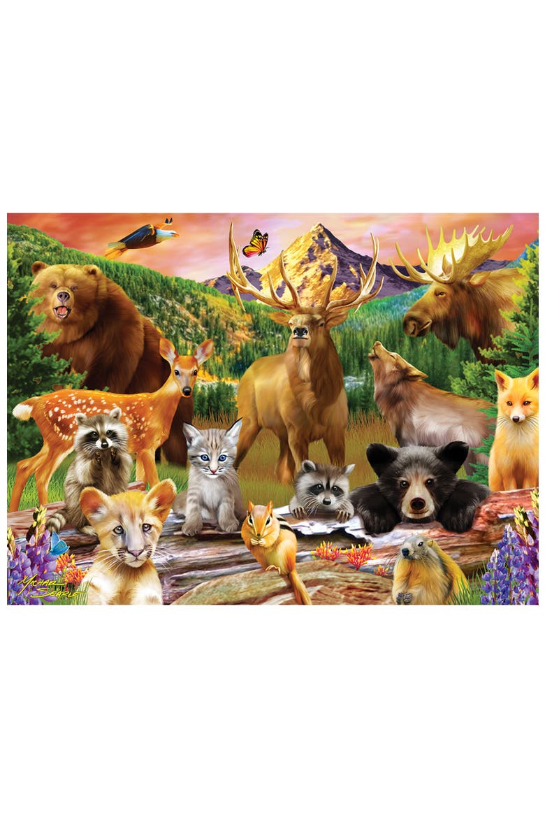 Wildlife of National Parks 100pc Puzzle, Alternate, color, Multicolor