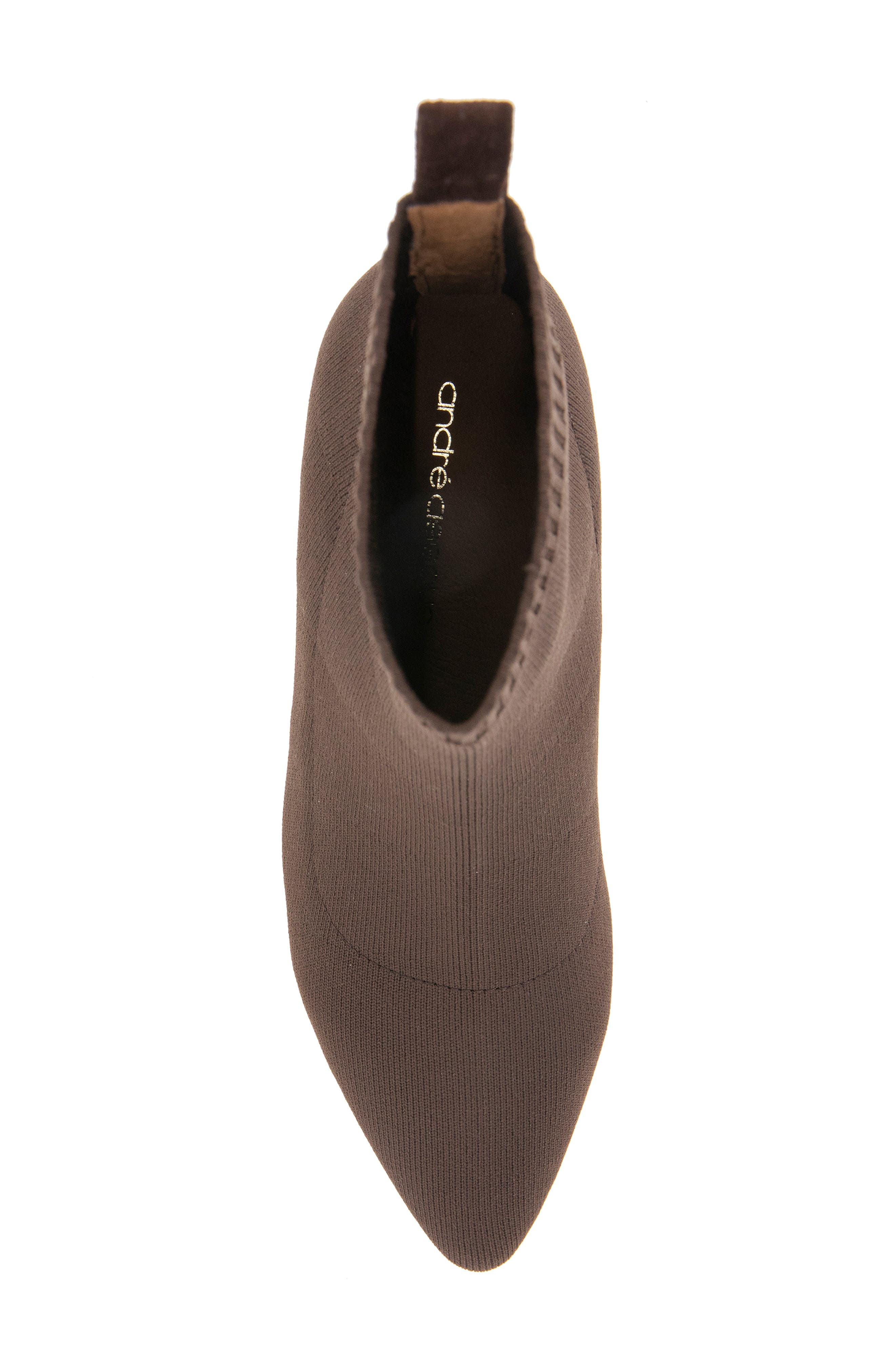 André Assous Winter Knit Bootie, Alternate, color, Cocoa Powder