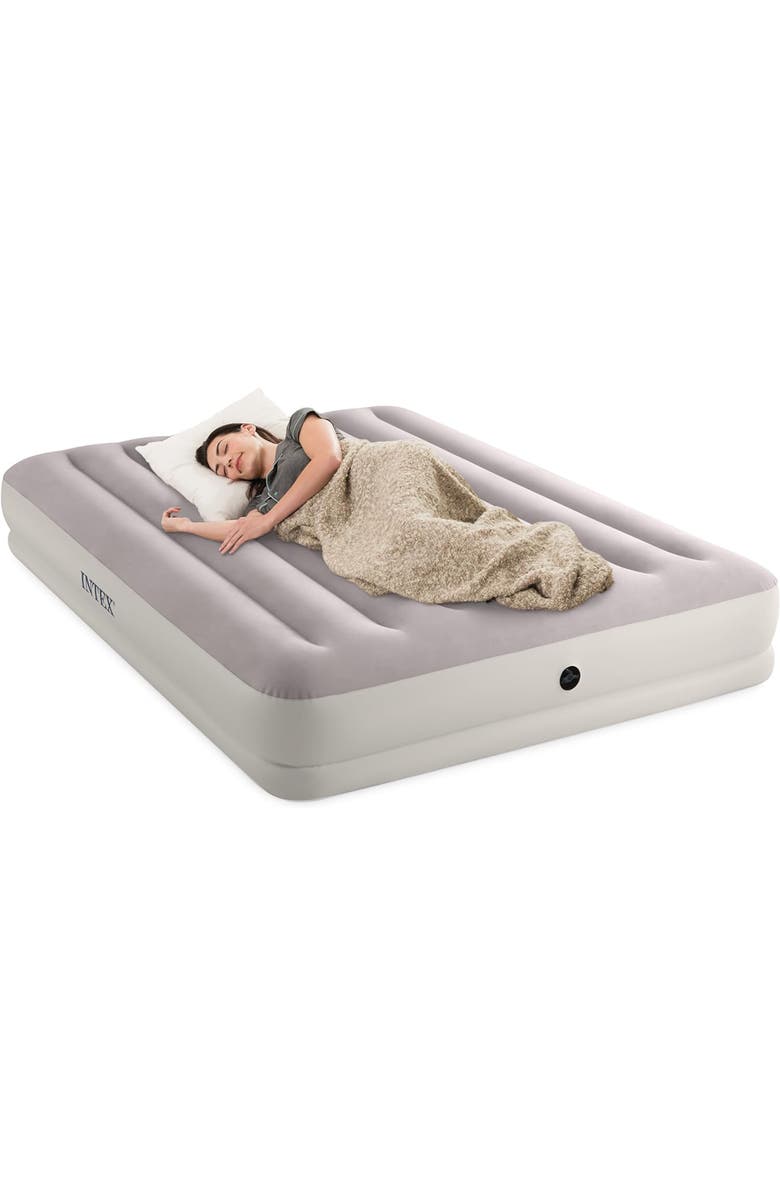 Intex 12" Queen Air Mattress W/ Quickfill Usb Air Pump, Alternate, color, 