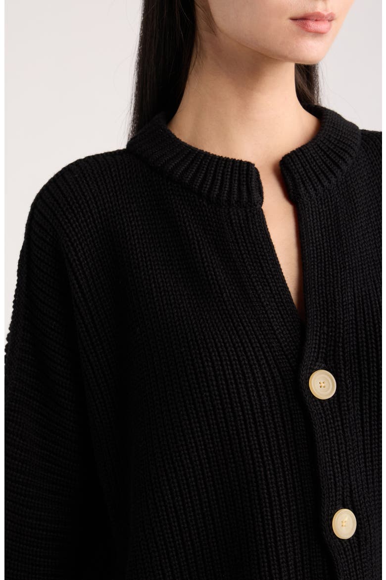 Montecito Cardigan, Alternate, color, BLACK