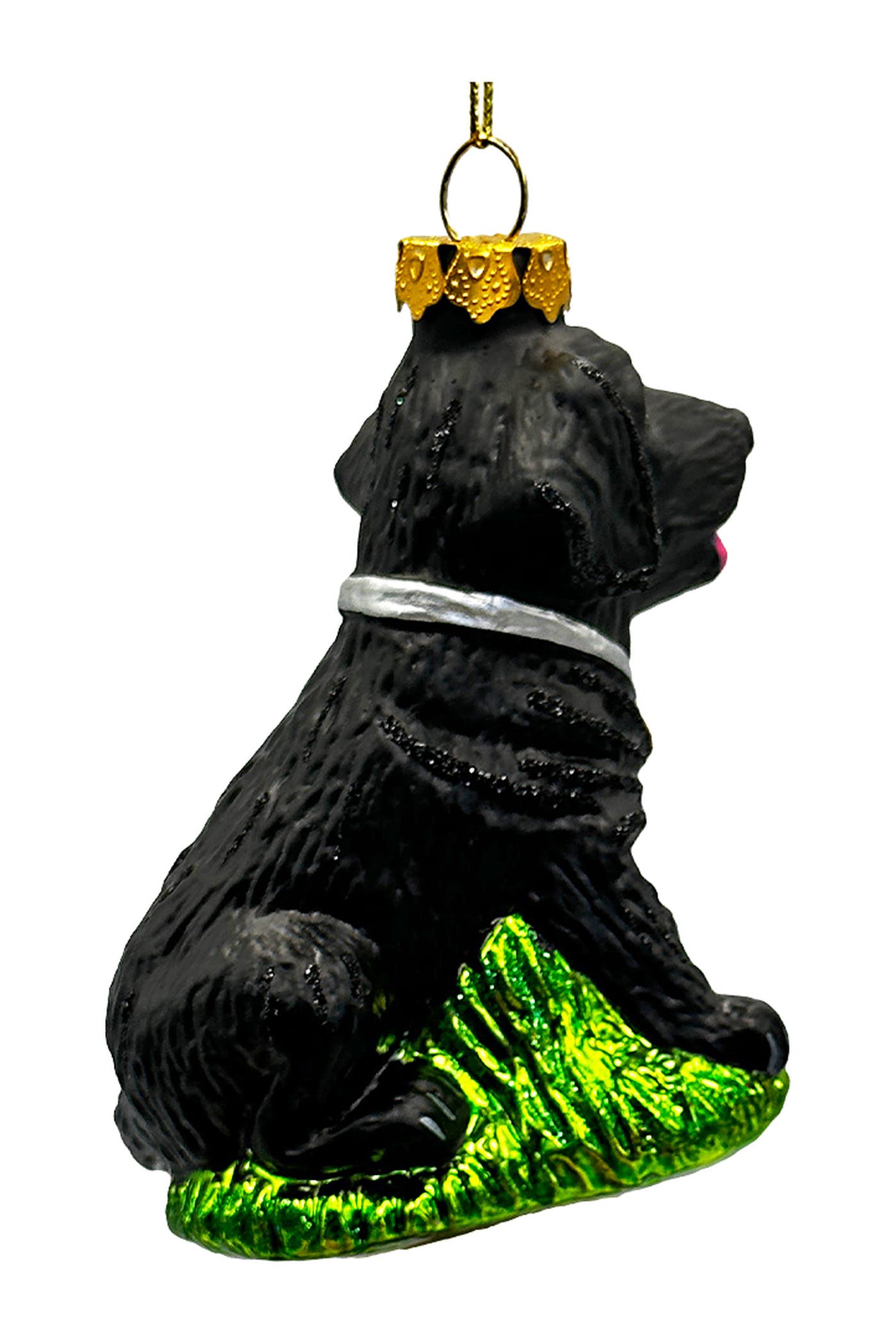 OrnamentallyYou Black Labrador Puppy Glass Ornament | Nordstrom