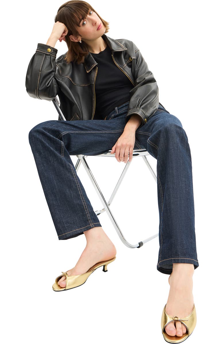 COACH Margot Kitten Heel Sandal, Alternate, color, Gold