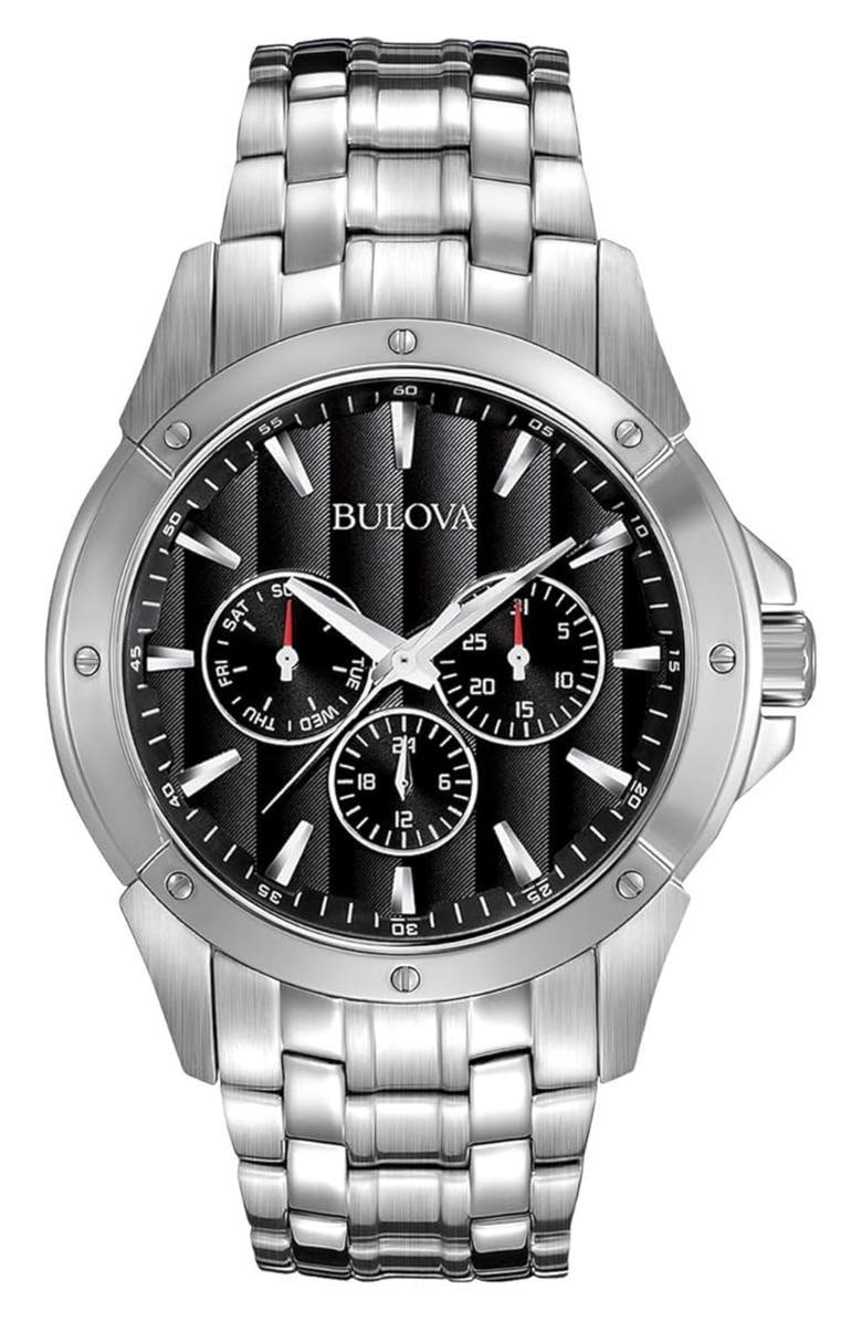 BULOVA Classic Bracelet Watch, 43mm, Main, color, Silver