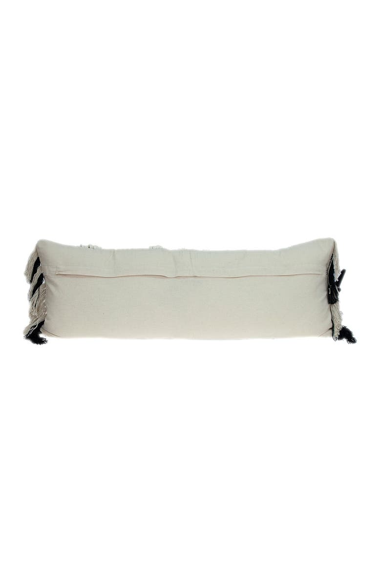 PARKLAND COLLECTION Minos Transitional White Lumbar Throw Pillow, Alternate, color, White