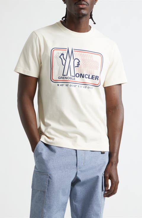 Logo Stretch Cotton Graphic T-Shirt