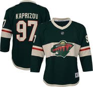 Outerstuff Youth Kirill Kaprizov Green Minnesota Wild Home Replica Player Jersey