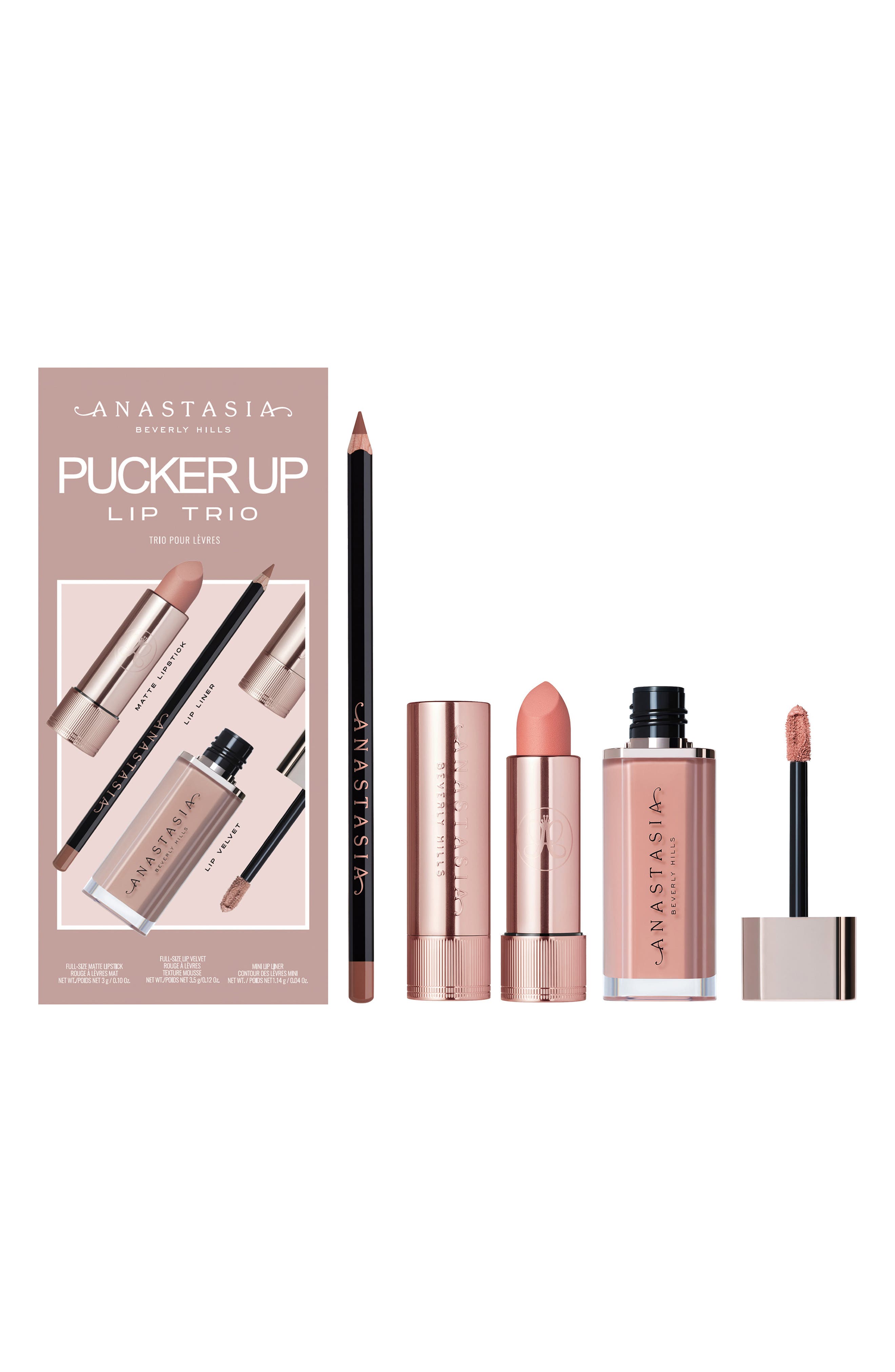 Anastasia Beverly Hills Pucker Up Lip Trio $47 Value
