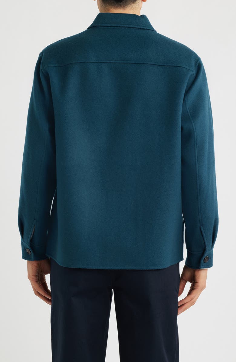 Theory Clyfford Wool & Cashmere Shirt Jacket, Alternate, color, Galaxy