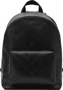 Burberry Embossed Check Backpack