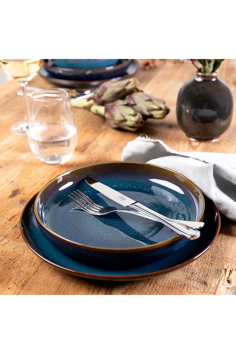 Crafted Denim Salad Plate, Alternate, color, multi