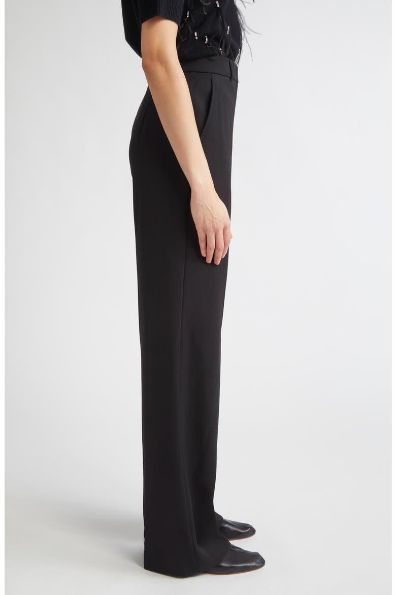 Verbena Virgin Wool Trousers, Alternate, color, BLACK