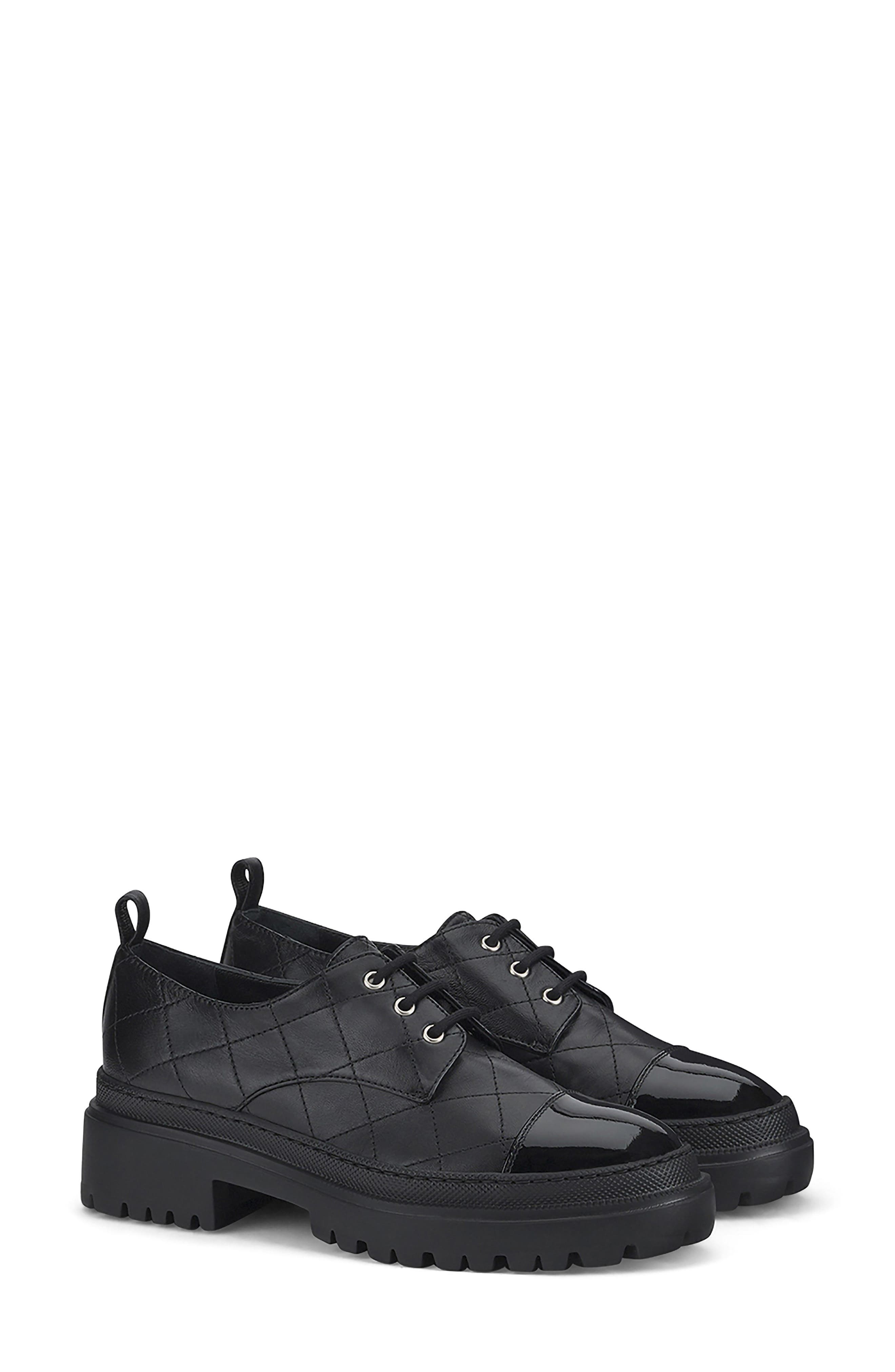 AGL Mary Quilted Leather Derby