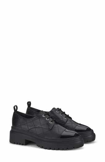 AGL Mary Quilted Leather Derby