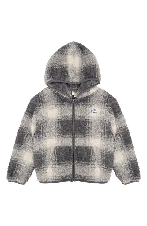 Kids' Rocky Plaid Fleece Hoodie