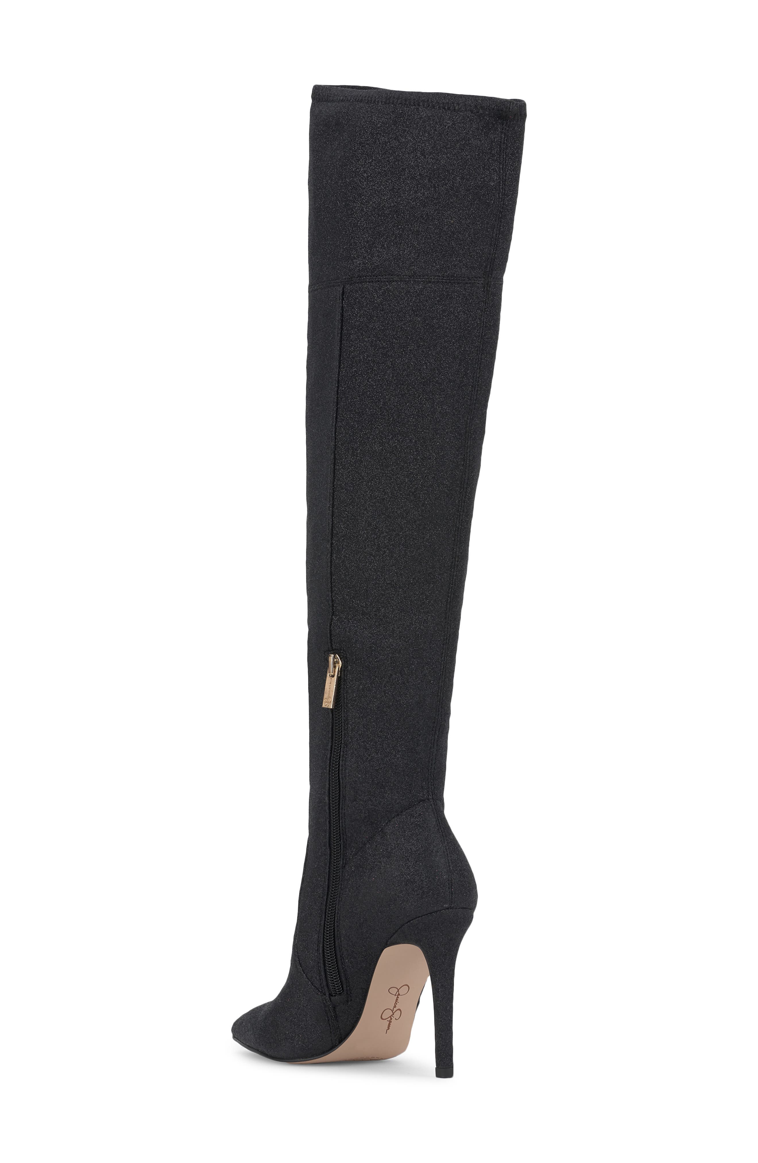 Ponseta Over the Knee Boot, Alternate, color, BLACK