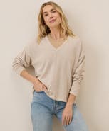 Pact Organic Cotton Classic Fine Knit Relaxed Sweater