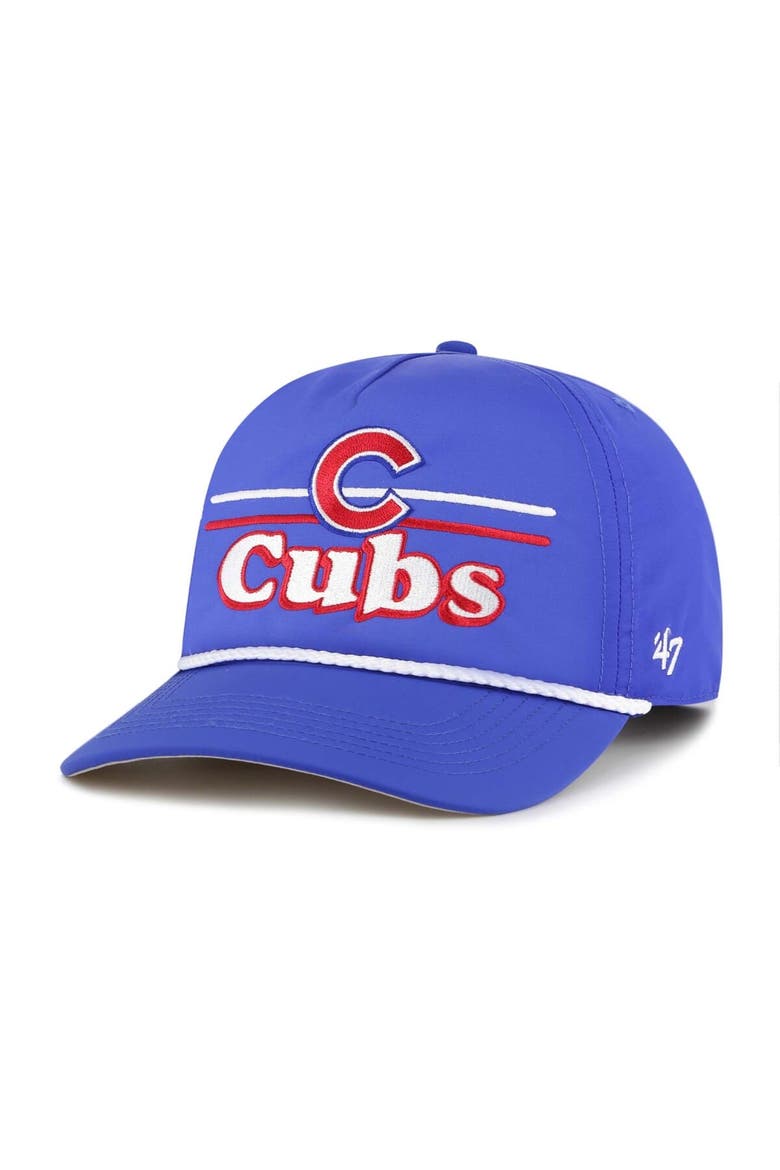 Men's '47 Royal Chicago Cubs Campscape Hitch Adjustable Hat, Main, color, Royal