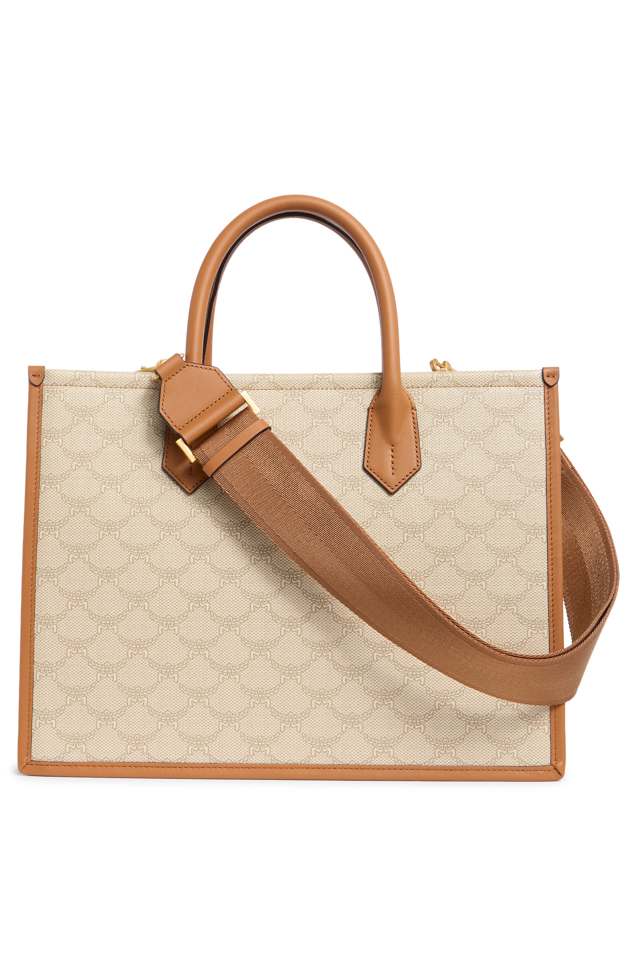 Medium Himmel Lauretos Coated Canvas Tote, Alternate, color, OATMEAL