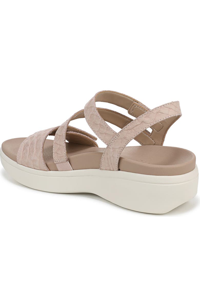 Vionic Sophia Strappy Platforn Wedge Sandal, Alternate, color, Cameo Rose